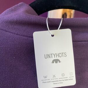 UNTYHOTS Purple Top Cute Bodysuit